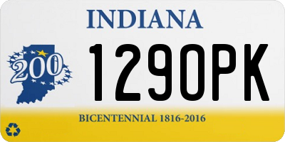 IN license plate 129OPK