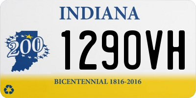 IN license plate 129OVH