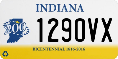 IN license plate 129OVX