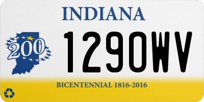 IN license plate 129OWV