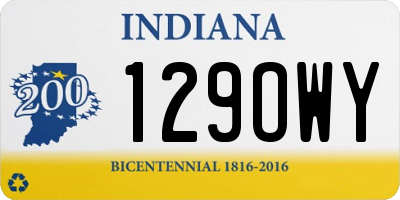 IN license plate 129OWY
