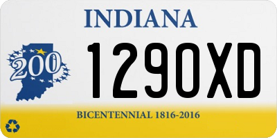 IN license plate 129OXD