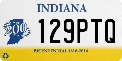 IN license plate 129PTQ