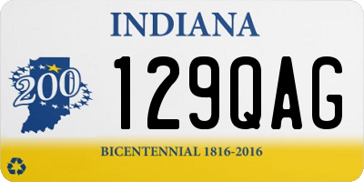 IN license plate 129QAG