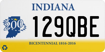 IN license plate 129QBE