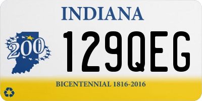 IN license plate 129QEG