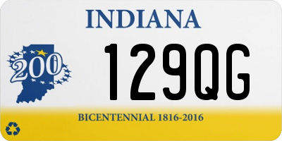 IN license plate 129QG