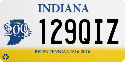 IN license plate 129QIZ