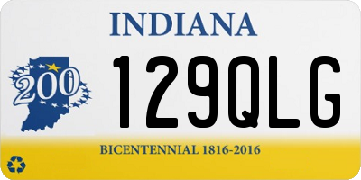 IN license plate 129QLG