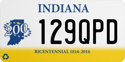 IN license plate 129QPD