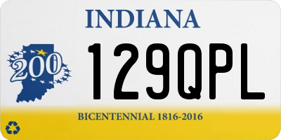 IN license plate 129QPL