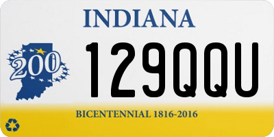 IN license plate 129QQU