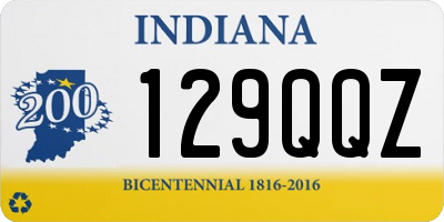 IN license plate 129QQZ