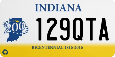 IN license plate 129QTA