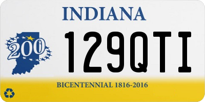 IN license plate 129QTI