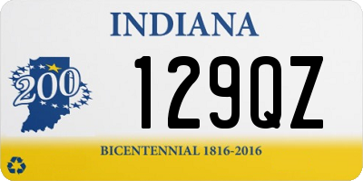 IN license plate 129QZ