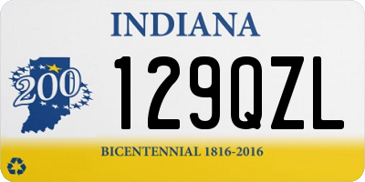 IN license plate 129QZL