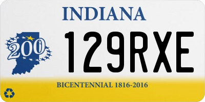 IN license plate 129RXE