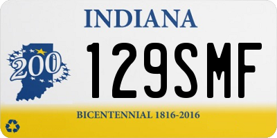 IN license plate 129SMF