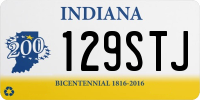 IN license plate 129STJ