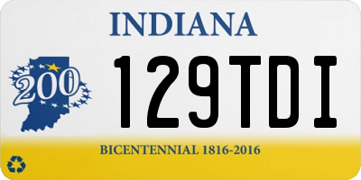 IN license plate 129TDI