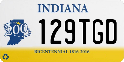 IN license plate 129TGD