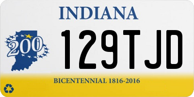 IN license plate 129TJD