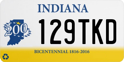 IN license plate 129TKD