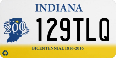 IN license plate 129TLQ