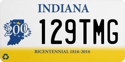 IN license plate 129TMG