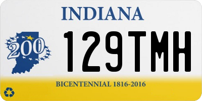 IN license plate 129TMH