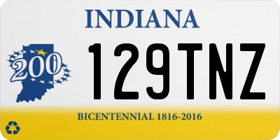 IN license plate 129TNZ