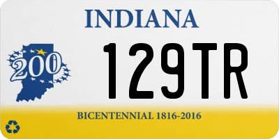 IN license plate 129TR