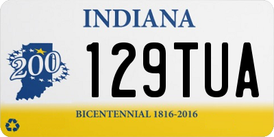 IN license plate 129TUA