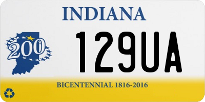 IN license plate 129UA