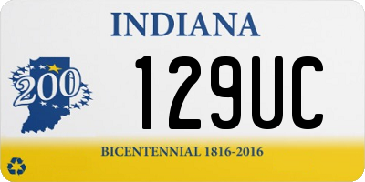 IN license plate 129UC