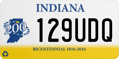 IN license plate 129UDQ
