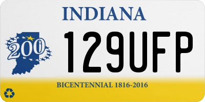 IN license plate 129UFP