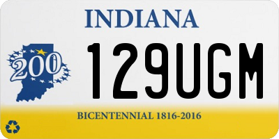 IN license plate 129UGM