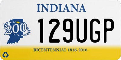 IN license plate 129UGP
