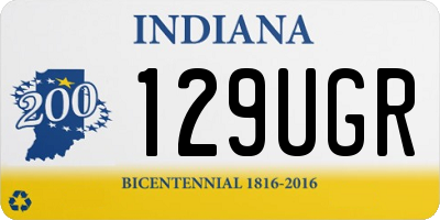 IN license plate 129UGR