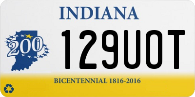 IN license plate 129UOT