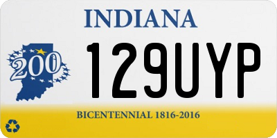 IN license plate 129UYP