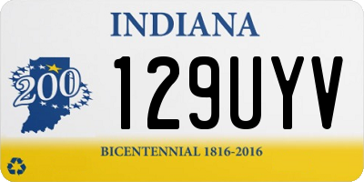 IN license plate 129UYV