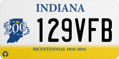 IN license plate 129VFB