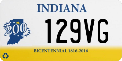 IN license plate 129VG