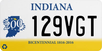 IN license plate 129VGT