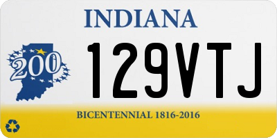 IN license plate 129VTJ