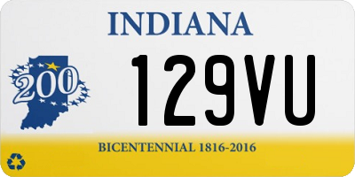 IN license plate 129VU