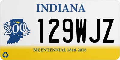 IN license plate 129WJZ